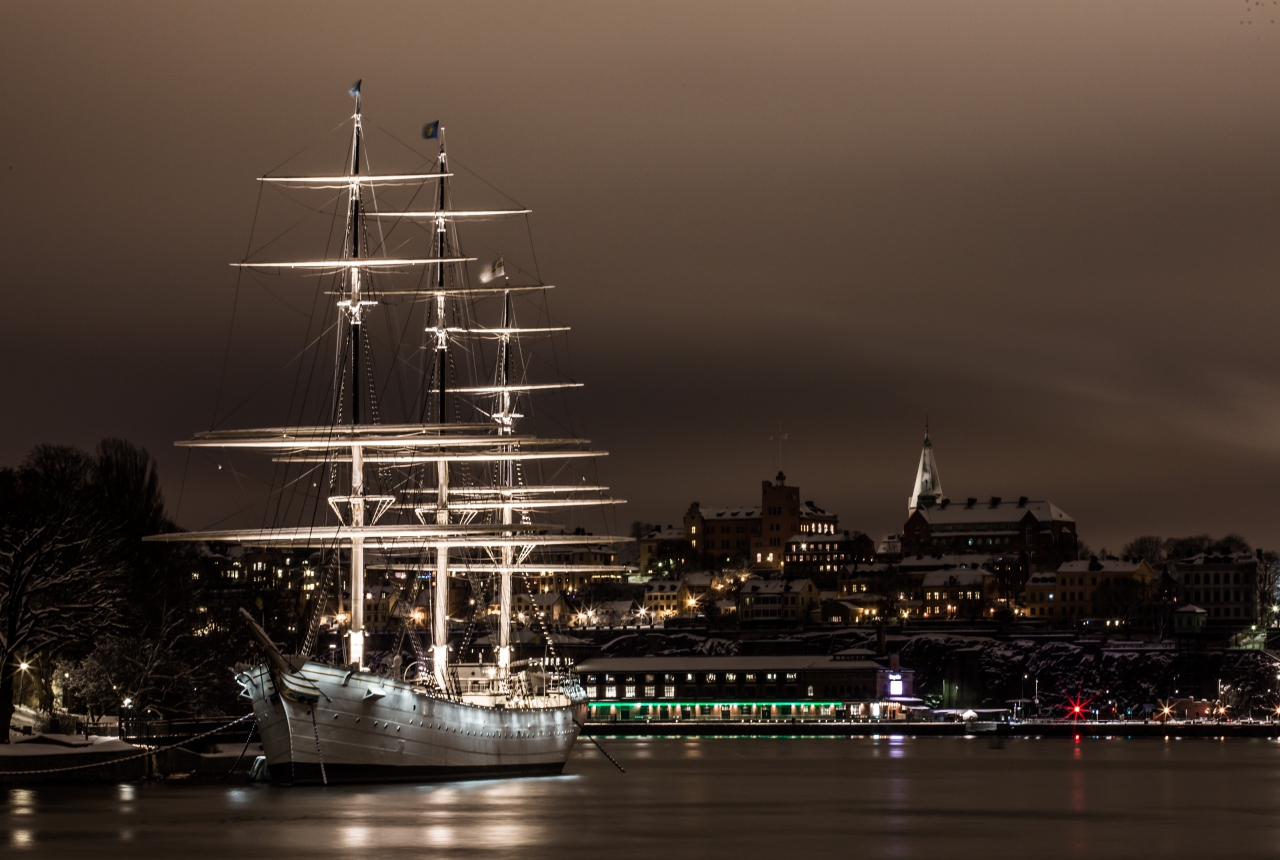 Stockholm by night