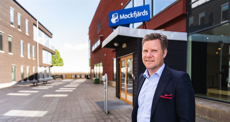 Mattias Andersson, vd på Mockfjärds. Foto: Mockfjärds