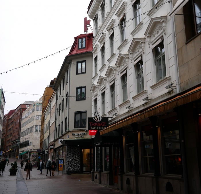 Ljusslinga längs Kungsgatan i Göteborg. Foto: Innerstaden Göteborg