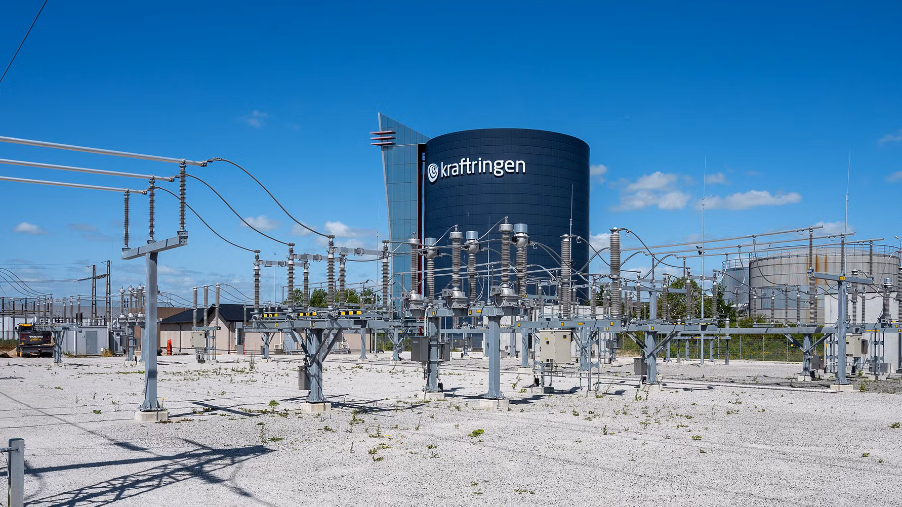 Kraftringen näts nya mottagningsstation i Gunnesbo, Lund. Foto: Kraftringen