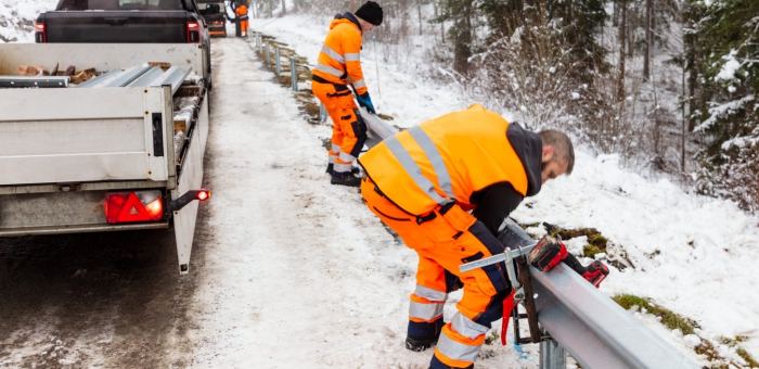 Vägarbete. Foto: Arbetsmiljöverket
