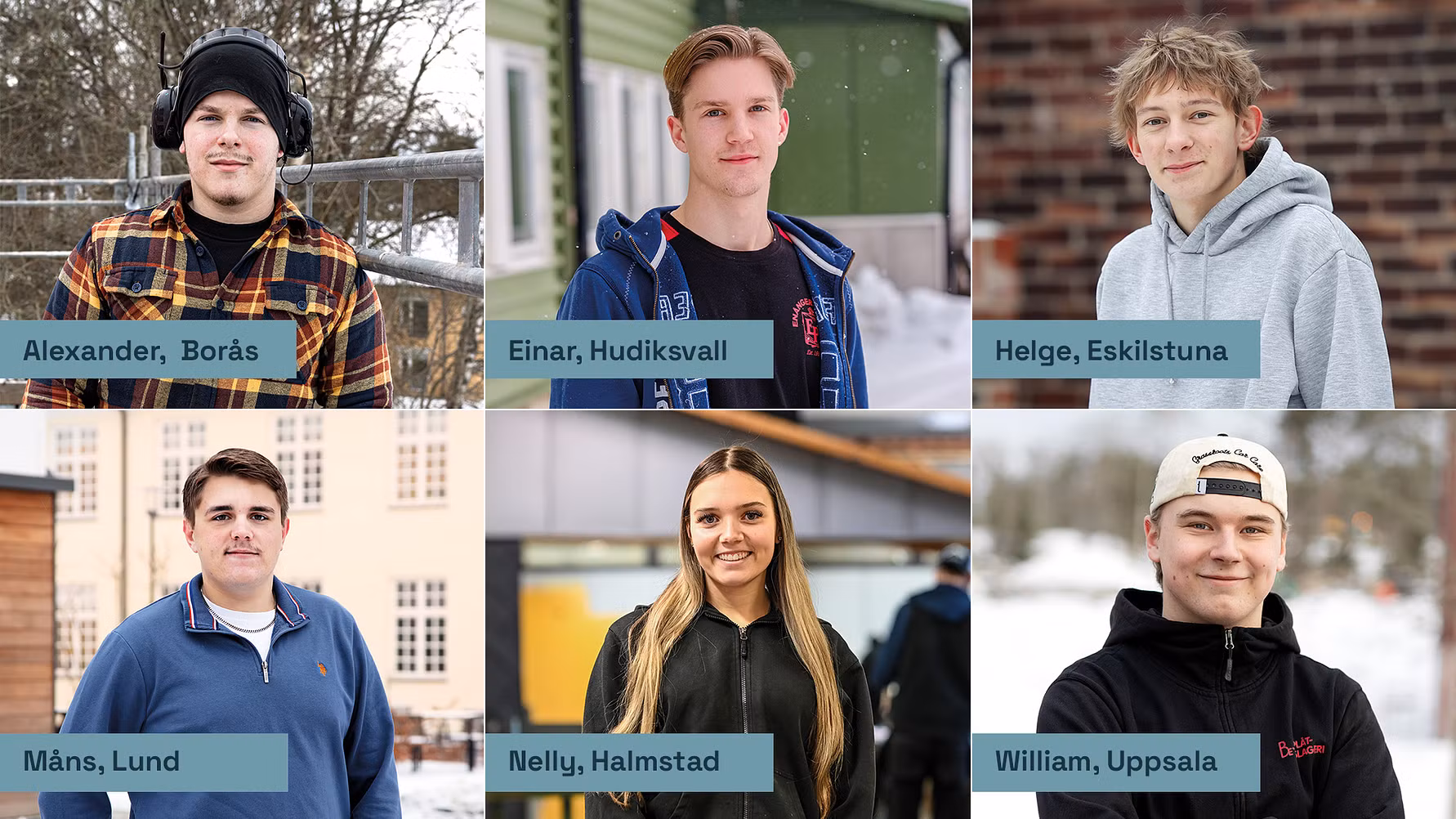 Finalisterna i SM för unga plåtslagare 2026. Foto: Plåt & Ventföretagen Finalisterna i SM för unga plåtslagare 2026. Foto: Plåt & Ventföretagen