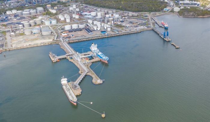 Kustkaj i GBG. Foto: G&ouml;teborgs Hamn AB