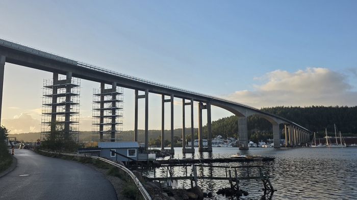 N&ouml;tesundsbron. Foto: Svevia